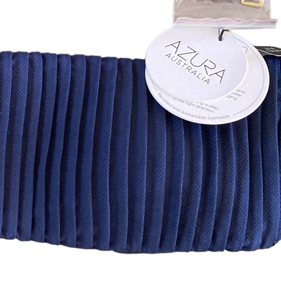 Azura Australia NWT Textured Pintuck Bandeau Bikini Top - Picture 5 of 5